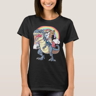 Yorkshire Terrier and Unicorn Ride, um wie Boss zu T-Shirt