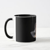 Yorkshire Terrier auf Schwarzem Tasse (Links)