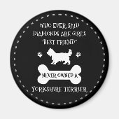 Yorkshire Terrier Best Friend Magnet (Vorne)