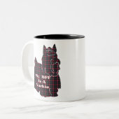 Yorkshire Terrier BESTE FREUNDIN Tasse (Vorderseite Links)