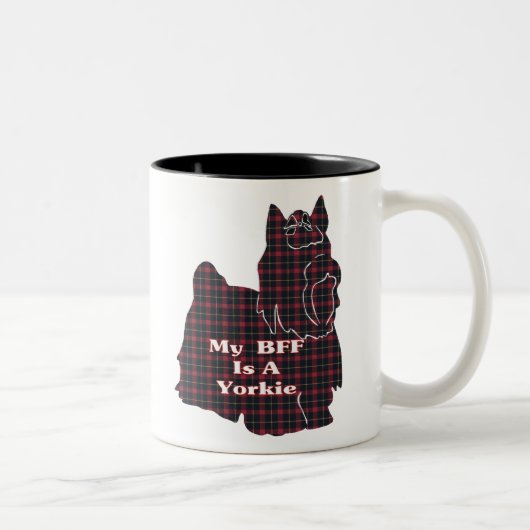 Yorkshire Terrier BESTE FREUNDIN Tasse (Rechts)