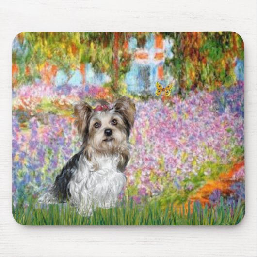 Yorkshire Terrier (Biewer) - Garten Mousepad (Vorne)
