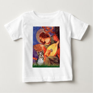 Yorkshire Terrier (Biewer) -Mandoline Engel Baby T-shirt