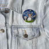 Yorkshire Terrier (Biewer) - Starry Night Button (Beispiel)