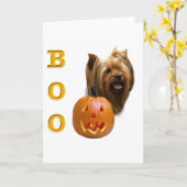 Yorkshire Terrier Boo Karte (Gelbe Blume)