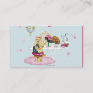 Yorkshire Terrier Boudoir Business Cards Visitenkarte