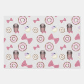 Yorkshire Terrier Bows Hearts Set Geschenkpapier Set (Vorderseite 3)