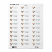 Yorkshire Terrier Butterfly Wonder Return Address (Vorne)