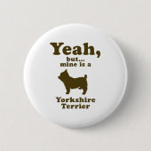 Yorkshire Terrier Button (Vorderseite)
