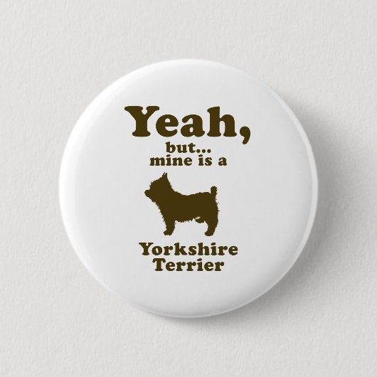 Yorkshire Terrier Button (Vorderseite)