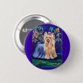 Yorkshire Terrier Button (Vorne & Hinten)