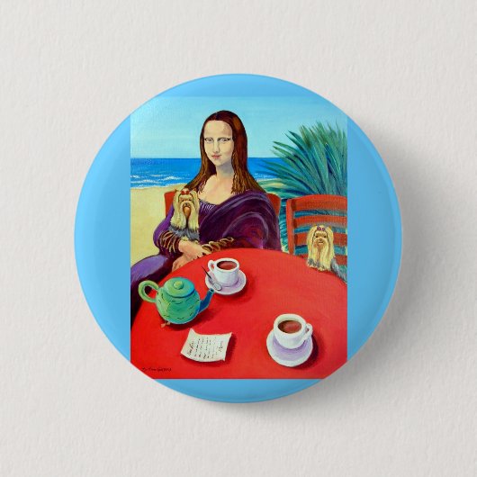 Yorkshire Terrier Button Button (Vorderseite)