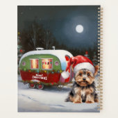 Yorkshire Terrier Caravan Christmas Adventure Planer (Rückseite)