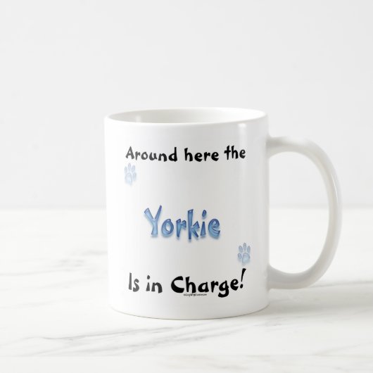 Yorkshire Terrier Charge Kaffeetasse (Rechts)