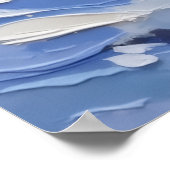 Yorkshire Terrier Christmas Boat Holiday Poster (Ecke)