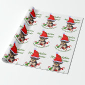 Yorkshire Terrier Christmas Geschenkpapier (Ungerollt)