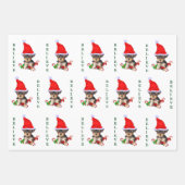 Yorkshire Terrier Christmas Geschenkpapier Set (Vorderseite)