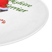 Yorkshire Terrier Christmas Schneidebrett (Ecke)