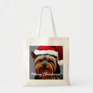 Yorkshire Terrier Christmas Tragetasche