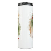 Yorkshire Terrier Christmas Wreath Festivals Thermosbecher (Rückseite)