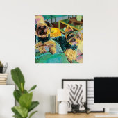 Yorkshire Terrier Custom Art Poster (Heimbüro)