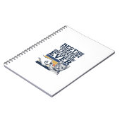 Yorkshire Terrier Dad Fist Bump Vintage Vector Des Notizblock (Linke Seite)