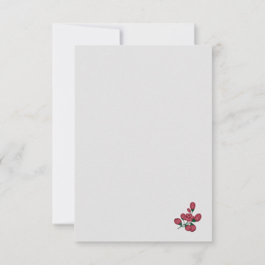 Yorkshire Terrier Dankeskarte (Rückseite)