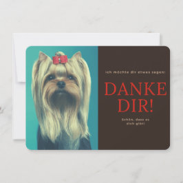 Yorkshire Terrier Dankeskarte