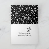 Yorkshire Terrier dankt Ihnen für Ihre Anwesenheit Dankeskarte (Innenseite)