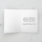 Yorkshire Terrier Doberman Happy Birthday Greeting Karte (Innenseite)