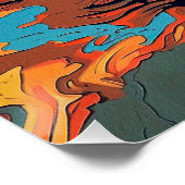 Yorkshire Terrier Dog 001 - Bruno Pokopen Poster (Ecke)