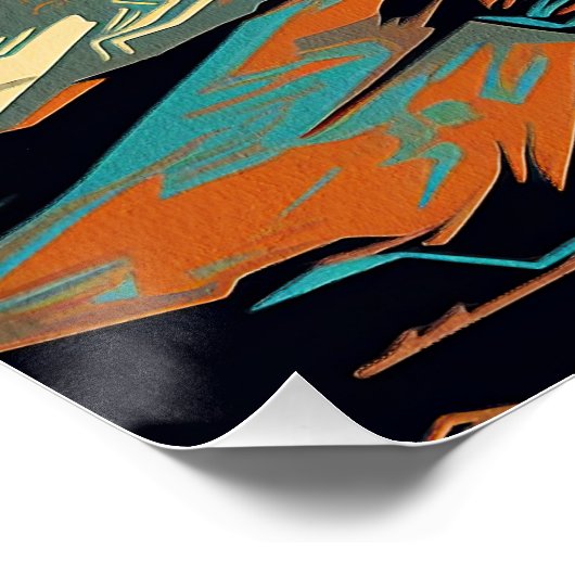 Yorkshire Terrier Dog 005 - Bruno Pokopen Poster (Ecke)