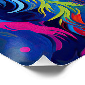 Yorkshire Terrier Dog 005 - Zetton Ziana Poster (Ecke)