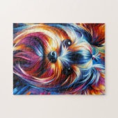 Yorkshire Terrier Dog Acrylic Print | Bunt Puzzle (Horizontal)