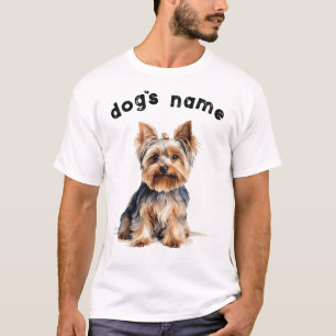 Yorkshire Terrier Dog - Anpassen an den Namen des  T-Shirt