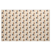Yorkshire Terrier Dog Art Fabric Stoff (Fat Quarter (45,7 x 55,9 cm))