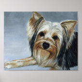 Yorkshire Terrier Dog Art Print Poster (Vorne)
