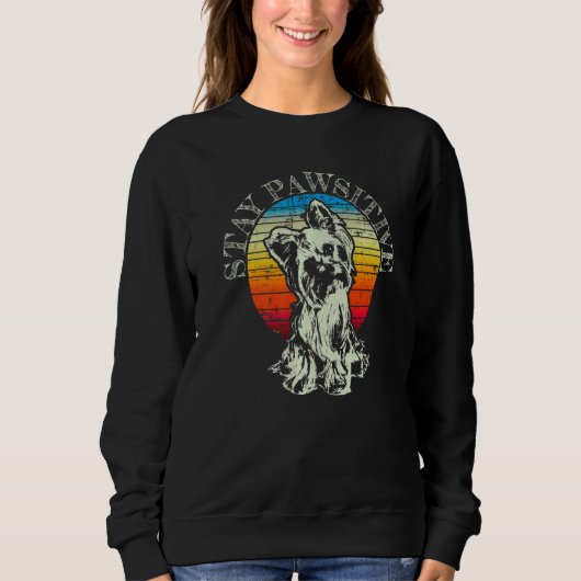 Yorkshire Terrier Dog Breed  6 Sweatshirt (Vorderseite)