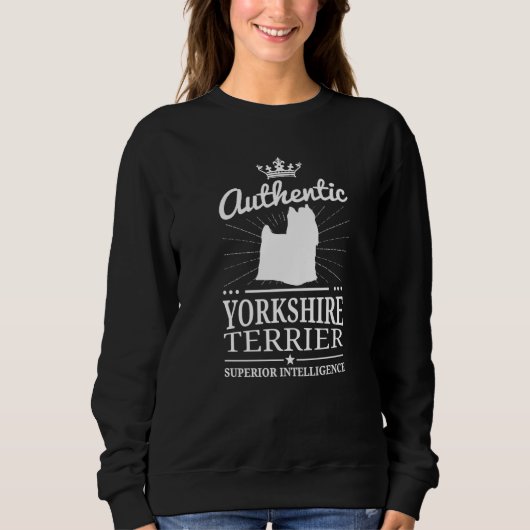 Yorkshire Terrier Dog Breed  75 Sweatshirt (Vorderseite)