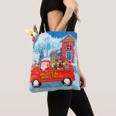 Yorkshire Terrier Dog Christmas Delivery Truck Tasche (Von Nahem)