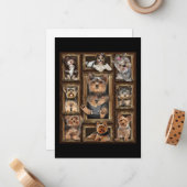 Yorkshire Terrier Dog Cute Yorkshire Terrier Lover Mitteilungskarte (Vorderseite/Rückseite Beispiel)