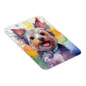 Yorkshire Terrier Dog Foto Magnet (Rechte Seite)
