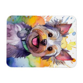 Yorkshire Terrier Dog Foto Magnet (Horizontal)