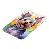 Yorkshire Terrier Dog Foto Magnet (Linke Seite)