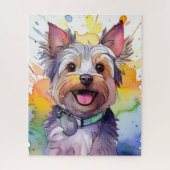 Yorkshire Terrier Dog Jigsaw Puzzle (Vertikal)