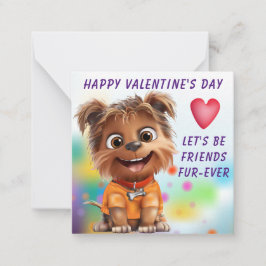 Yorkshire Terrier Dog Klasse Valentine Card Mitteilungskarte