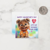 Yorkshire Terrier Dog Klasse Valentine Card Mitteilungskarte (Vorderseite/Rückseite Beispiel)