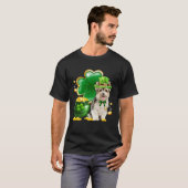 Yorkshire Terrier Dog Kleeblatt Irish Saint St Pat T-Shirt (Vorne ganz)