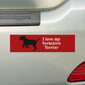 Yorkshire Terrier Dog Liebe Autoaufkleber (Auf Auto)