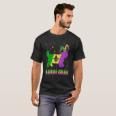 Yorkshire Terrier Dog Mardi Gras Carnival Jester B T-Shirt (Vorne ganz)
